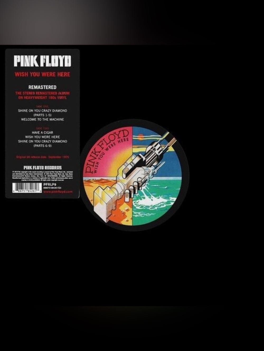 Pink Floyd Wish You Were Here. Vinyl LP. NEW!!!
